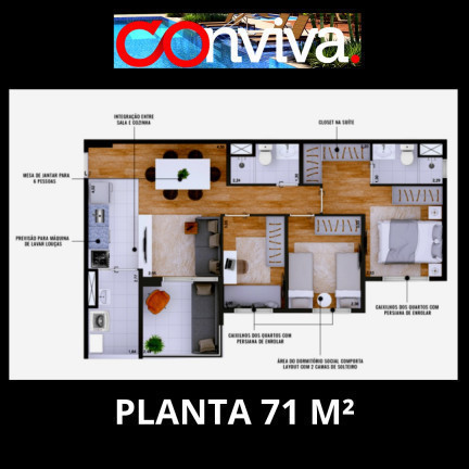 Imagem Apartamento com 3 Quartos à Venda, 71 m² em Parque São Domingos - São Paulo