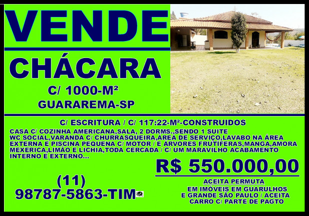Imagem Chácara com 2 Quartos à Venda, 1 m² em Jardim Zaira - Mauá