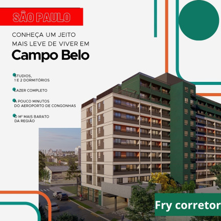Imagem Apartamento com 1 Quarto à Venda, 24 m² em Vila Congonhas - São Paulo