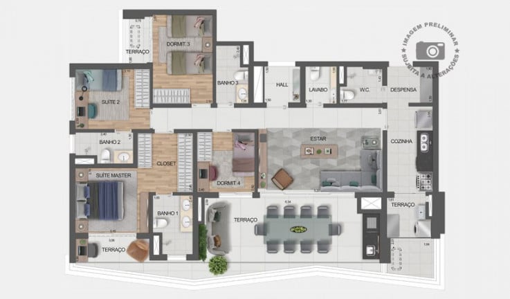 Imagem Apartamento com 3 Quartos à Venda, 144 m² em Paraíso - São Paulo