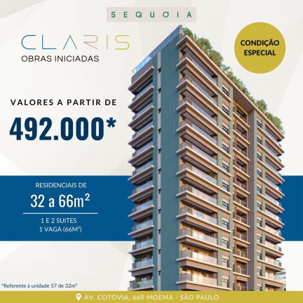 Imagem Apartamento com 1 Quarto à Venda, 35 m²em Indianópolis - São Paulo