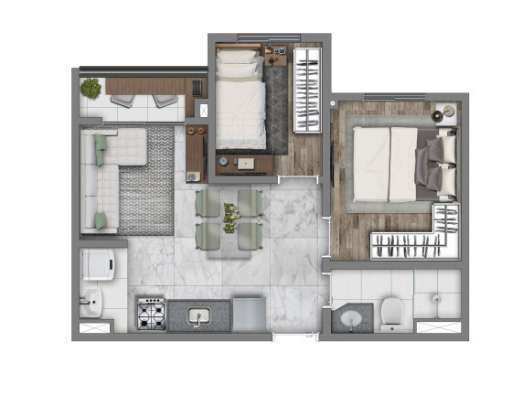 Imagem Apartamento com 2 Quartos à Venda, 42 m² em Limão - São Paulo