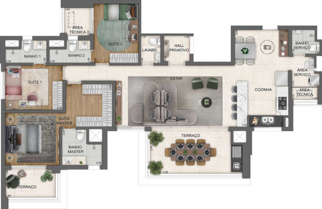 Imagem Apartamento com 4 Quartos à Venda, 185 m² em Jardim das Acácias - São Paulo