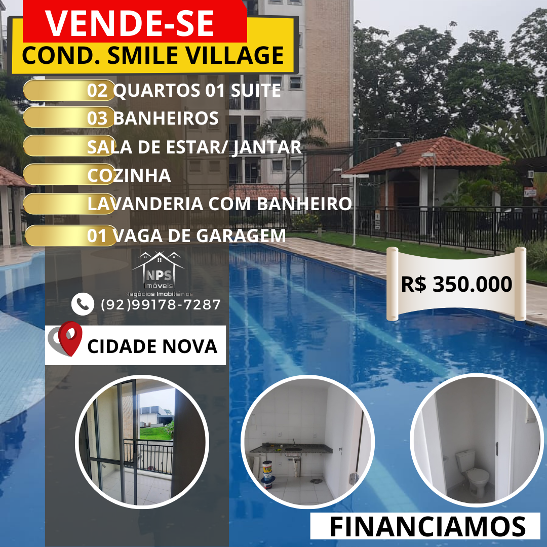 Imagem Apartamento com 2 Quartos à Venda, 68 m²em Colônia Santo Antônio - Manaus