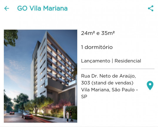 Imagem Apartamento à Venda, 25 m² em Vila Mariana - São Paulo