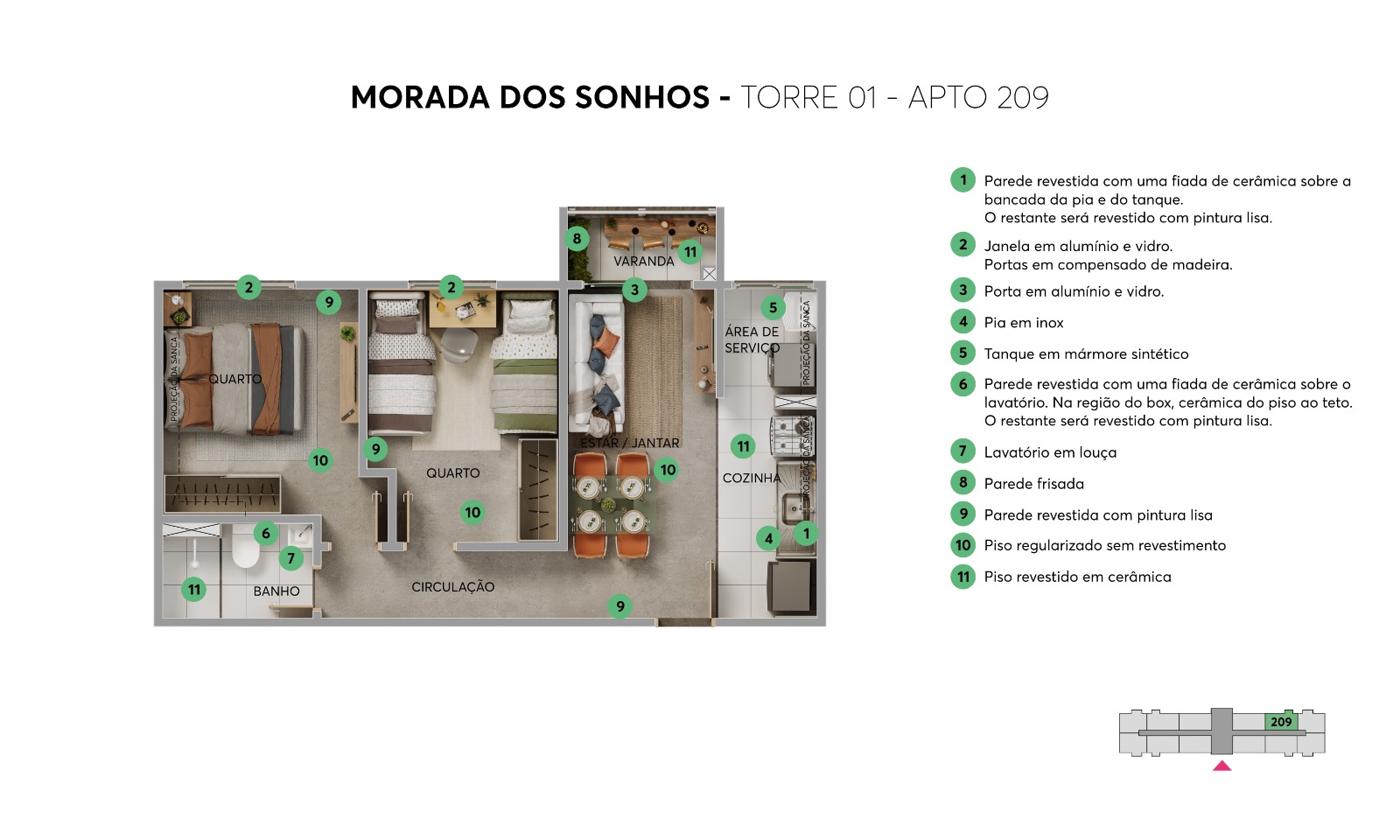 Imagem Apartamento com 2 Quartos à Venda, 42 m²em Botujuru - Mogi das Cruzes