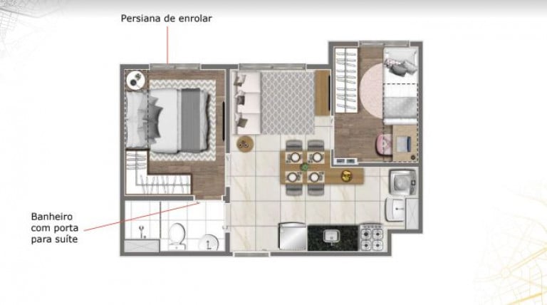 Imagem Apartamento com 2 Quartos à Venda, 39 m² em Pirituba - São Paulo