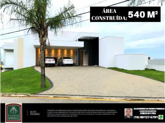 Imagem Casa de Condomínio com 4 Quartos à Venda, 540 m² em Parque Reserva Fazenda Imperial - Sorocaba