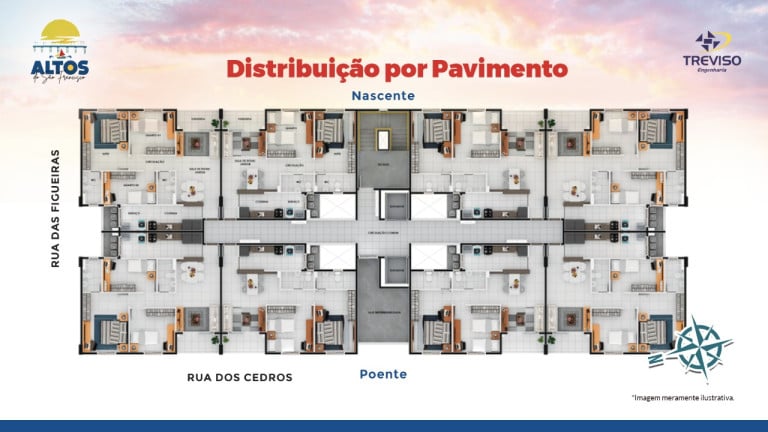 Foto do imóvel Apartamento com 3 Quartos à Venda, 67 m² em São Francisco - São Luís