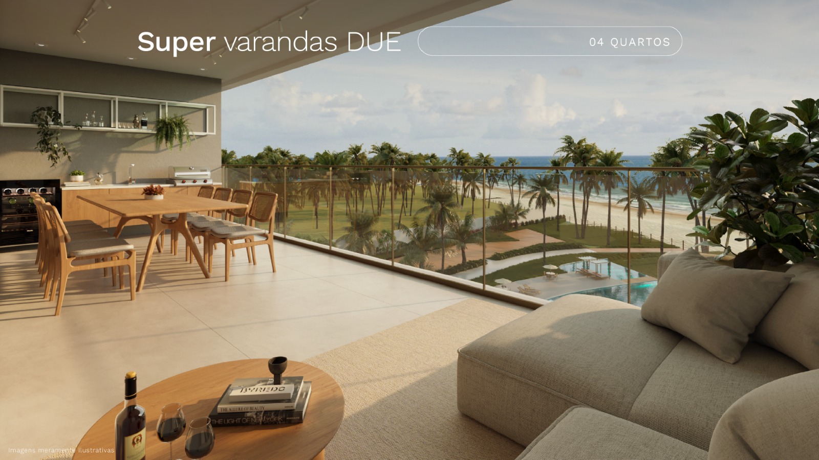 Imagem Apartamento com 2 Quartos à Venda, 102 m²em Praia dos Carneiros - Tamandaré
