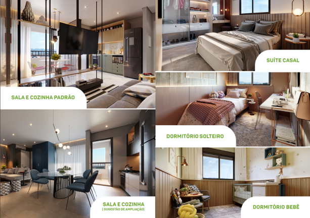 Imagem Apartamento com 2 Quartos à Venda, 56 m² em Mogi Moderno - Mogi das Cruzes