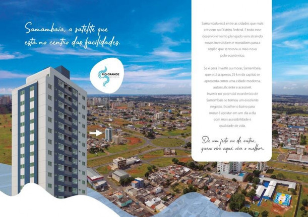 Imagem Apartamento com 2 Quartos à Venda, 49 m² em Samambaia Sul (Samambaia) - Brasília