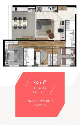 Imagem Apartamento com 3 Quartos à Venda, 75 m² em Barra Funda - São Paulo