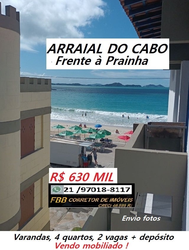 Imagem Apartamento com 4 Quartos à Venda, 120 m²em Prainha - Arraial do Cabo