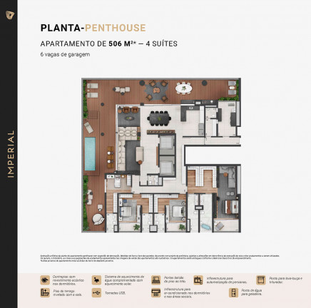Imagem Apartamento com 6 Quartos à Venda, 597 m² em Chácara Itaim - São Paulo