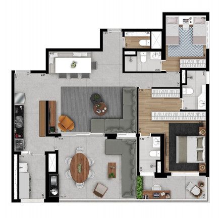 Imagem Apartamento com 3 Quartos à Venda, 134 m² em Belenzinho - São Paulo