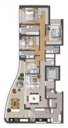 Imagem Apartamento com 2 Quartos à Venda, 93 m² em Sítio Tamboré Alphaville - Barueri