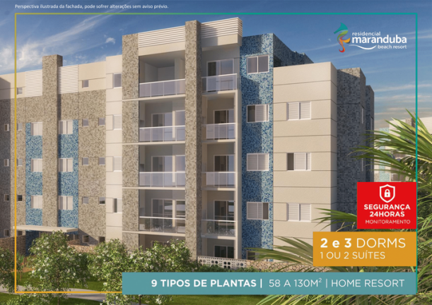 Imagem Apartamento com 2 Quartos à Venda, 78 m² em Maranduba Sape - Ubatuba