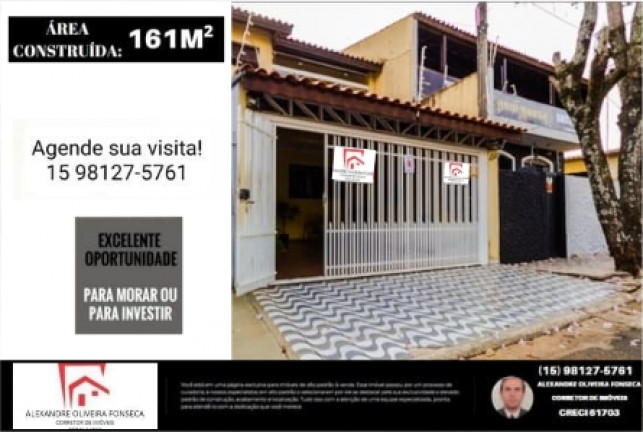 Imagem Sobrado com 3 Quartos à Venda, 161 m² em Jardim Vera Cruz - Sorocaba