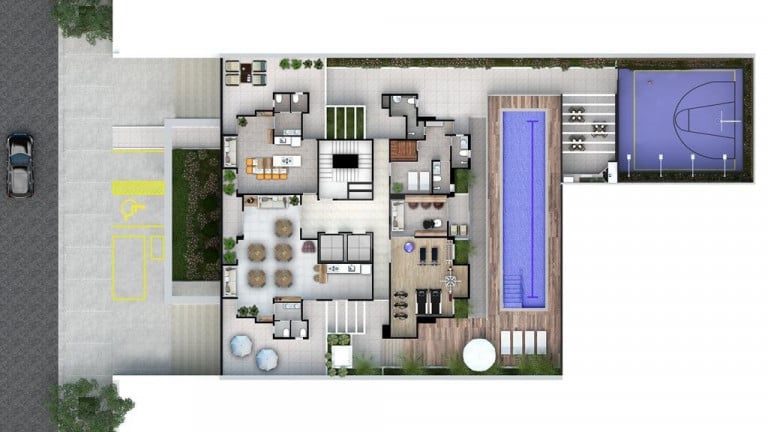 Imagem Apartamento com 2 Quartos à Venda, 65 m² em Jardim - Santo André