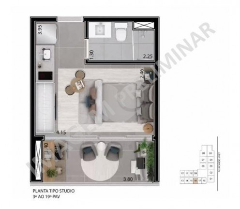 Imagem Apartamento com 2 Quartos à Venda, 66 m² em Vila Firmiano Pinto - São Paulo