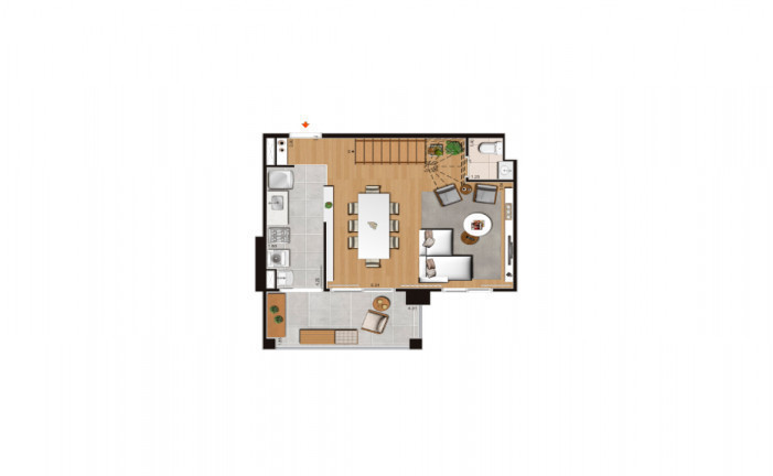 Imagem Apartamento com 2 Quartos à Venda, 66 m²em José Menino - Santos