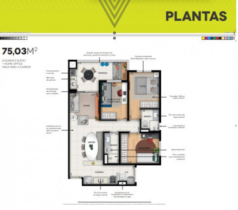 Imagem Apartamento com 2 Quartos à Venda, 54 m²em Centro - São Bernardo do Campo