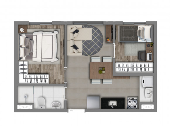 Imagem Apartamento com 1 Quarto à Venda, 24 m² em Parque da Vila Prudente - São Paulo