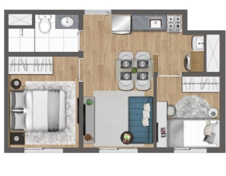 Imagem Apartamento com 2 Quartos à Venda, 34 m²em Butantã - São Paulo