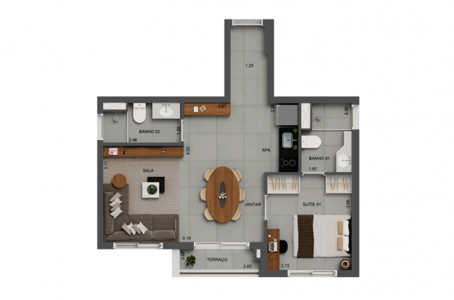 Foto do imóvel Apartamento com 2 Quartos à Venda, 49 m² em Butantã - São Paulo