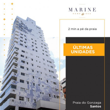 Foto do imóvel Apartamento com 2 Quartos à Venda, 62 m² em Gonzaga - Santos