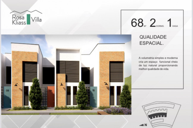 Imagem Casa de Condomínio com 2 Quartos à Venda, 62 m² em Parque San Carlo - Poços De Caldas