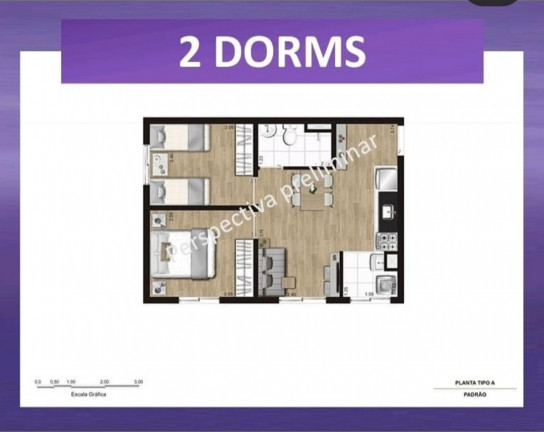 Imagem Apartamento com 2 Quartos à Venda, 41 m² em Canhema - Diadema