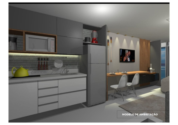 Imagem Apartamento com 1 Quarto à Venda, 21 m² em Porto de Galinhas - Ipojuca