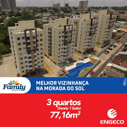 Foto do imóvel Apartamento com 3 Quartos à Venda, 77 m² em Aleixo - Manaus