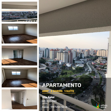 Imagem Apartamento com 2 Quartos à Venda, 68 m² em Vila Apiaí - Santo André
