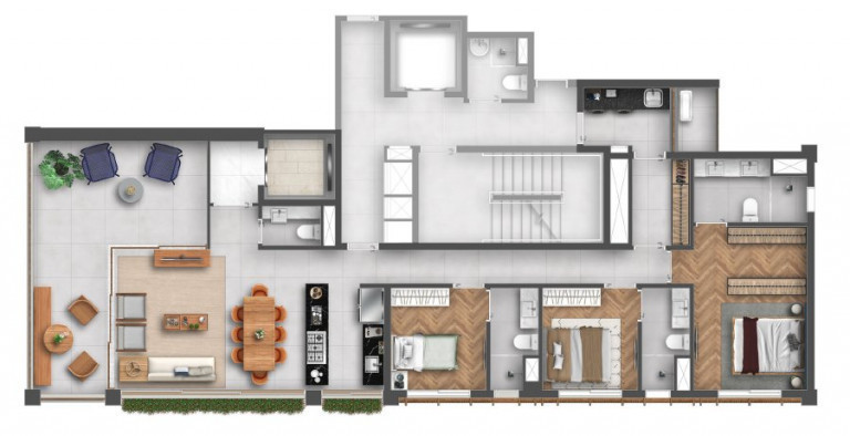 Imagem Apartamento com 2 Quartos à Venda, 105 m²em Itaim Bibi - São Paulo