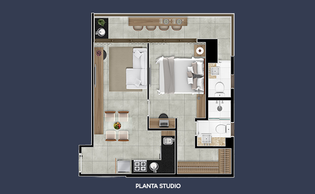 Imagem Apartamento com 1 Quarto à Venda, 36 m²em Mucuripe - Fortaleza