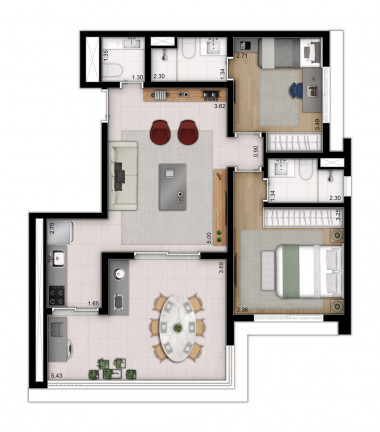 Imagem Apartamento com 3 Quartos à Venda, 166 m² em Vila Clementino - São Paulo