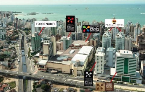 Imagem de fundo do condomínio Condomínio Centro Empresarial Shopping Praia - Da Costa Office - Vila Velha - ES
