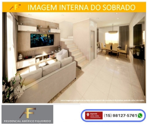 Imagem Casa de Condomínio com 2 Quartos à Venda, 93 m² em Jardim Simus - Sorocaba