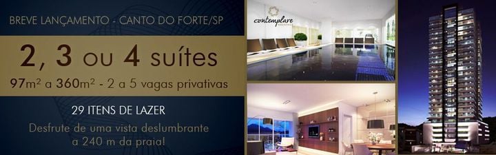 Imagem de fundo do condomínio Condomínio Contemplare Residence - Canto Do Forte - Praia Grande - SP