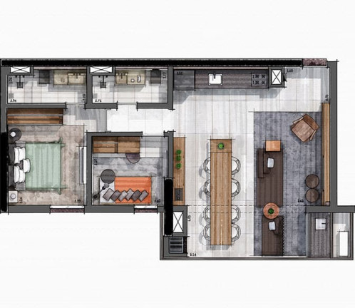 Imagem Apartamento com 3 Quartos à Venda, 104 m²em Jardim das Acácias - São Paulo