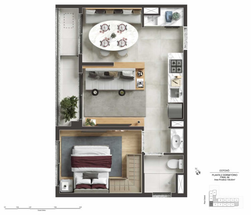 Imagem Apartamento com 2 Quartos à Venda, 29 m²em Perdizes - São Paulo
