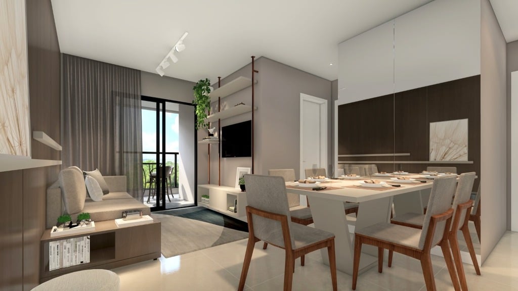 Imagem Apartamento com 2 Quartos à Venda, 58 m²em Boa Vista - Curitiba