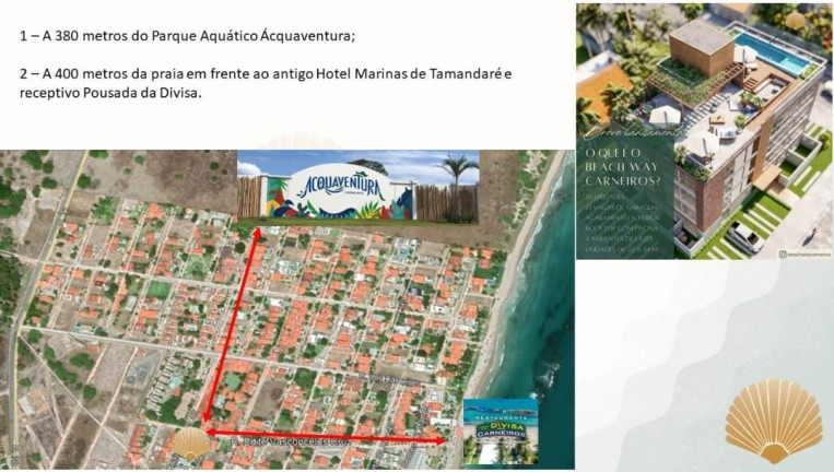 Imagem Apartamento com 1 Quarto à Venda, 22 m² em Praia dos Carneiros - Tamandaré