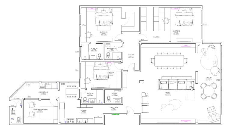 Foto do imóvel Apartamento com 3 Quartos à Venda, 225 m²em Botafogo - Rio de Janeiro
