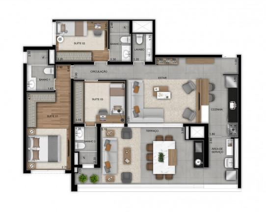 Imagem Apartamento com 3 Quartos à Venda, 90 m² em Butantã - São Paulo