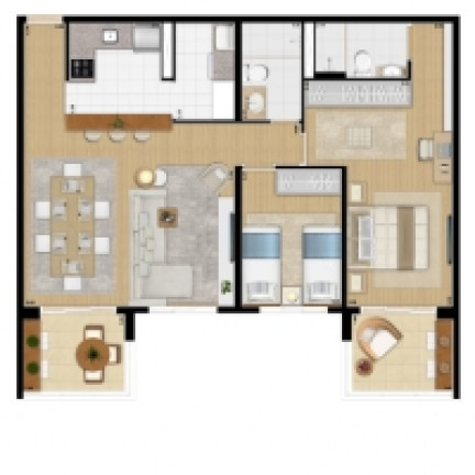 Imagem Apartamento com 2 Quartos à Venda, 88 m² em Paraíso - São Paulo