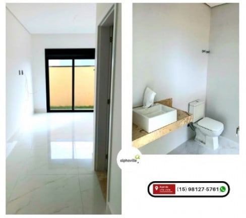 Imagem Casa de Condomínio com 3 Quartos à Venda, 310 m² em Alphaville Nova Esplanada - Votorantim